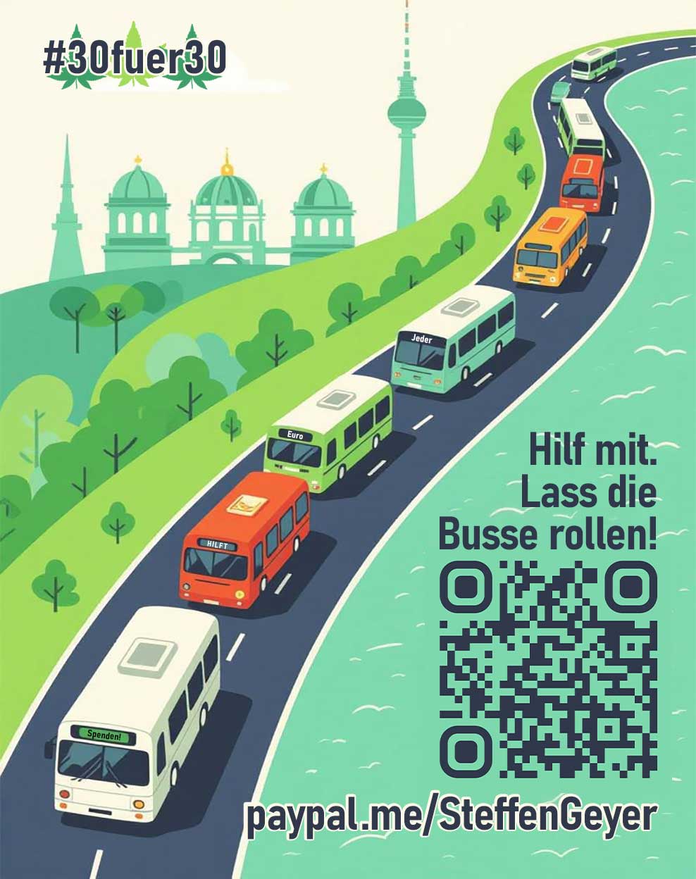 #30fuer30 – Hilf mit. Spende jetzt!